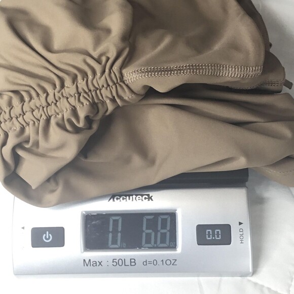 IV Brown Drawstring Ruched Mini Skirt Attached Shorts Skort Women's XL - Picture 14 of 15